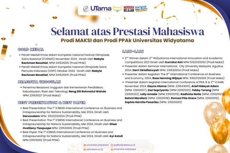 Selamat Atas Prestasi Mahasiswa